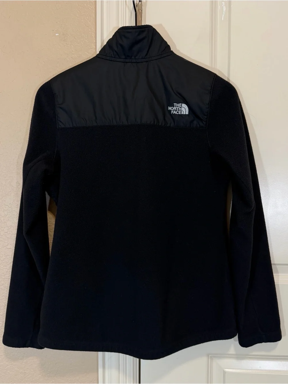 North Face black insulated quarter-zip fleece Jacket Womens Small